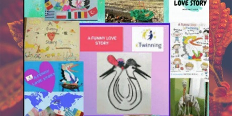 Galeria prac jesiennych - projekt e-Twinning "A funny love story" - Jesienna opowieść